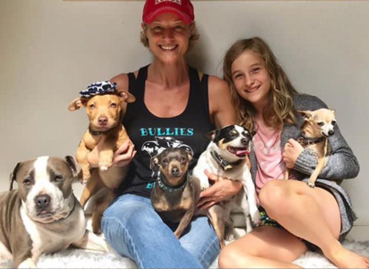 Dog-lover Mother daughter duo: Bayley Wollam and Teri Polo